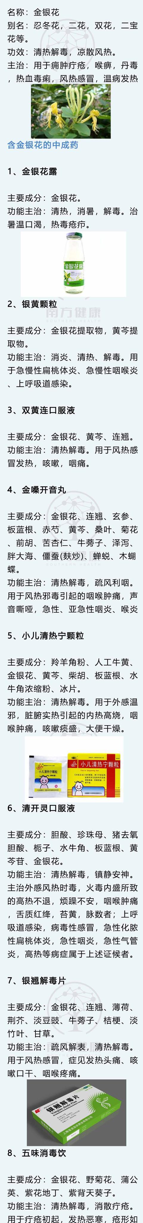 B体育·(中国)官方网站16种含金银花中成药个个清热解毒！但别和5类西药同服犯大(图1)